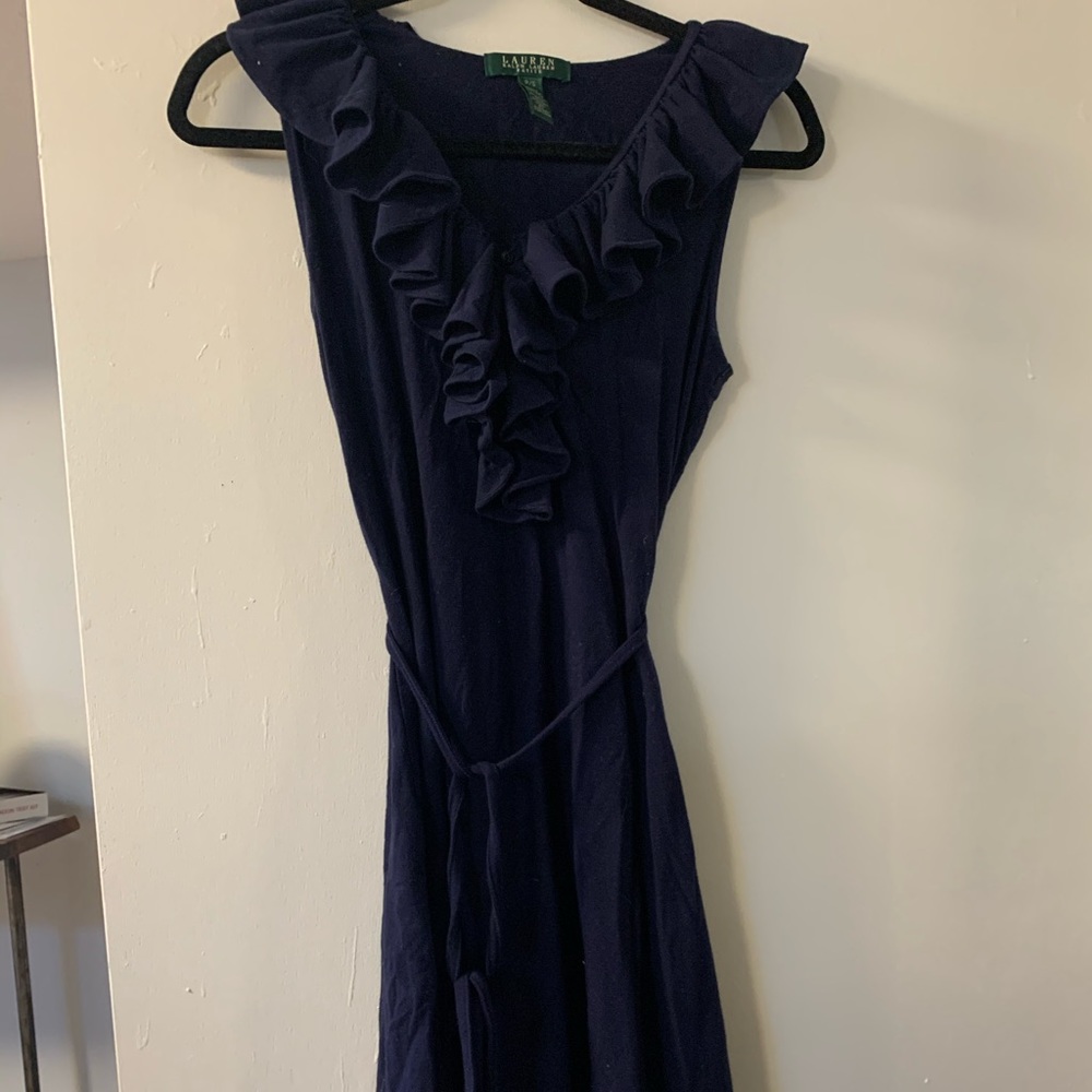 LAUREN RL RALPH LAUREN Ruffle Dress
